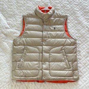 Polo Ralph Lauren Reversible Puffer Vest Sz L